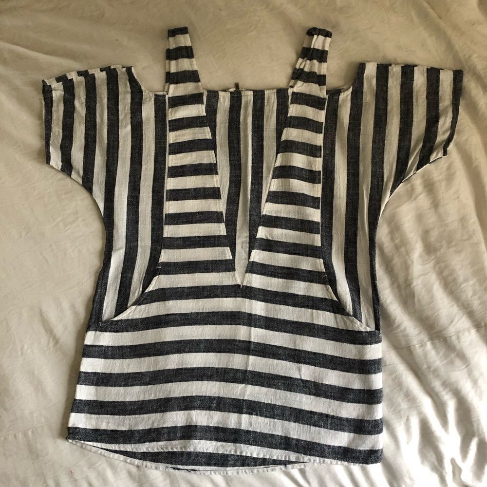Soft Surroundings Linen Sunset Tunic Size XS EUC